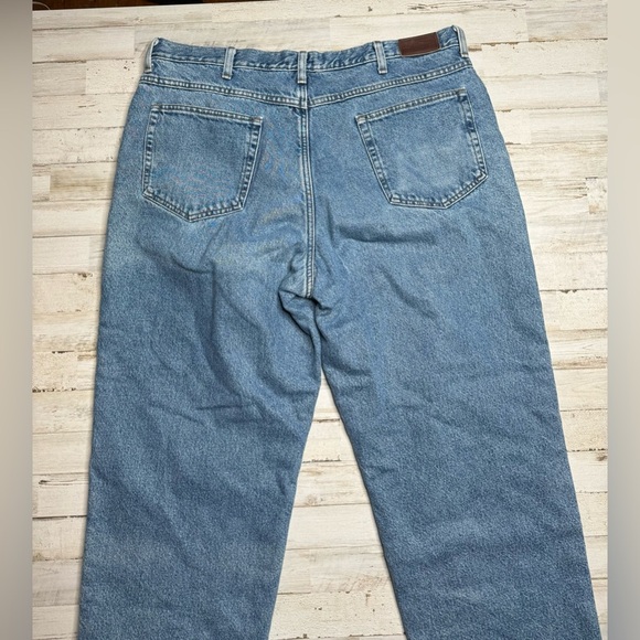 L.L. Bean Jeans Mens 40x30 Blue Classic Fit Fleece Lined Heavy Denim - Picture 9 of 10